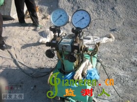 锚索测力计现场安装埋